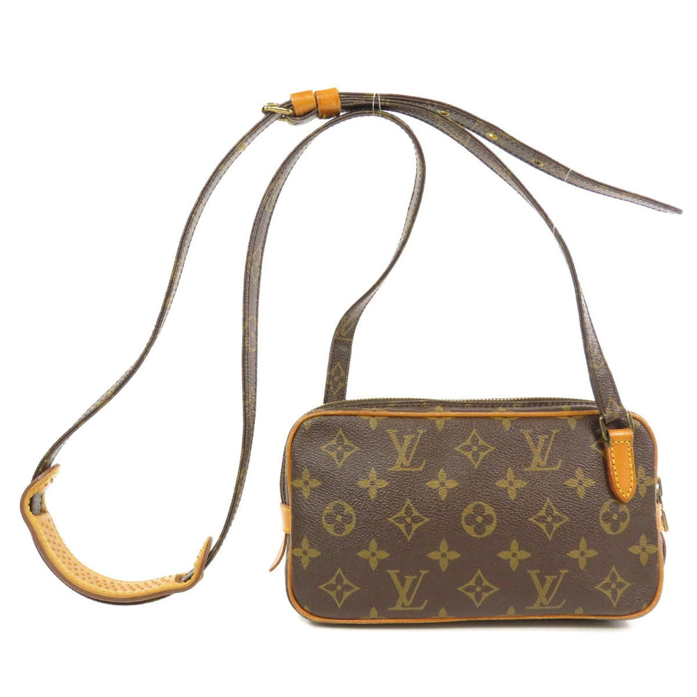 Louis Vuitton Shoulder Canvas Monogram Marly Bag Bandoulire Brown